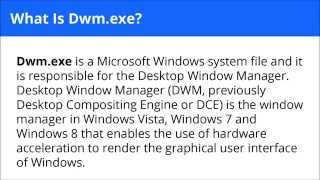 How To Remove The Dwmexe Virus [upl. by Theadora]