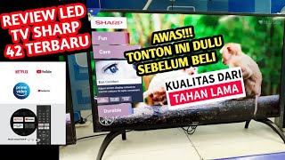 Rekomendasi Tv Pintar Terbaru Saat ini  Review Led Tv Sharp 2TC42DF1X 42 Inch review sharp [upl. by Ancell]