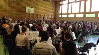 Music Camp 2013 Joint rehearsal with the Verbier Festival Orchestra [upl. by Nayd]