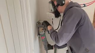 A quick review Metabo wall chaser triple blade Clip from episode 36 [upl. by Plath]