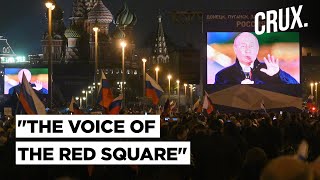 “Welcome Home” Putin Tells Annexed Ukraine Regions Says quotVictory Will Be Oursquot In Red Square Speech [upl. by Siwel]