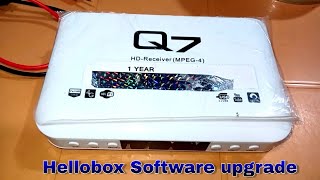 Q7 Mpeg4 set Top box repair and Hellobox Software upgrade [upl. by Garwin]