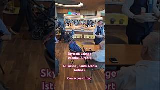 iGA Lounge Istanbul Airport  Skyteam Members  Al Fursan Lounge Istanbul 2024 iGA  alfursan [upl. by Gypsie754]