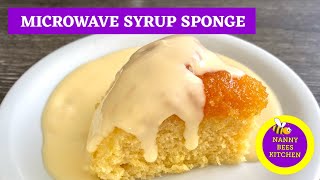 Microwave Golden Syrup Sponge Pudding  Treacle Sponge Pudding [upl. by Mansur968]