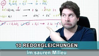 10 Redoxreaktion im sauren Milieu  einfach erklärt  Chemie lernen 2021  Teil 1  chemielernen [upl. by Lotus]