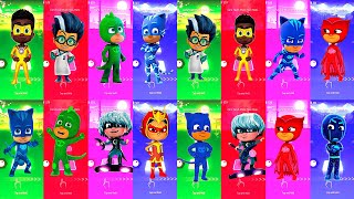 PJ Masks  Romeo 🆚 Newton Star 🆚 CatBoy 🆚 Owlette 🎶 Tiles Hop EDM Rush [upl. by Eemla]