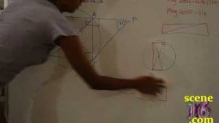 CXC Math Helpers  Angles Tangent to a circle Pt 1 [upl. by Oeht806]