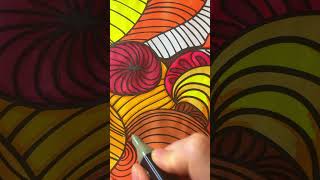 Coloring Book ASMR calmdown art drawing Link in bio [upl. by Ainocal685]