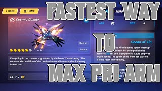 Honkai Impact Perfect Guide The Fastest Way To Max Pri Arm Weapons [upl. by Thad]