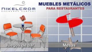 NIKELCROM  Muebles metálicos cromados y niquelados [upl. by Anuait105]