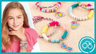 How To Create Heishi Bead Charm Bracelets with Summer Vibes Heishi Bead Set [upl. by Phalan]