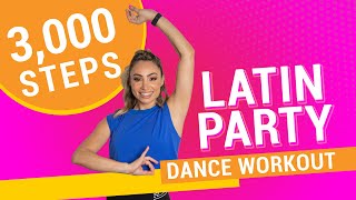 3000 Steps  30 Minute Latin Party Dance Mix  Full Body Cardio Dance Workout  Gina B [upl. by Nered]