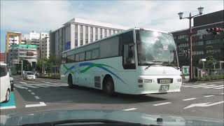 車載動画 鹿児島市 冷水峠～城山トンネル～裁判所前～市役所 風景 撮影日2024 4 2 [upl. by Kerril]