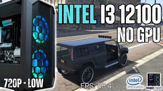 Intel i3 12100 NO GPU Benchmarks 4 Games Tested  2024 [upl. by Sunda56]