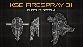 Star Wars KSE Firespray31 Slave I  Ship Breakdown [upl. by Hospers]