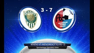 Kriens VS FE13 Mendrisiotto 24032018 [upl. by Mendelson373]