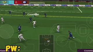 HALLAS VERONA VS INTER  PES PPSSPP 24 GAMEPLAY 3 [upl. by Enenaej]