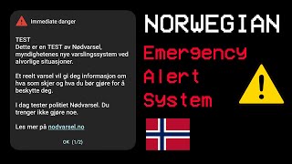 Norwegian Emergency Alert System [upl. by Nevets211]