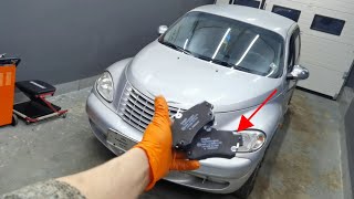 How To Replace Front BRAKE PADS On CHRYSLER PT CRUISER [upl. by Lilak670]