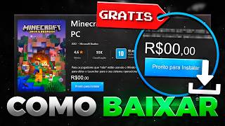 🔥 MINECRAFT FICOU de GRAÇA no SITE OFICIAL 5 MÉTODOS [upl. by Delgado744]