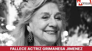 Fallece actriz Grimanesa Jimenez [upl. by Adamis]