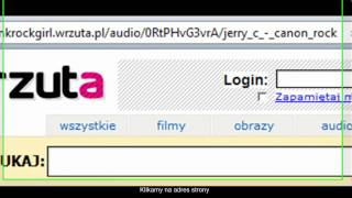 TurtorialPobieranie AudioWideo z Wrzutapl bez zbędnych stron [upl. by Greenfield]