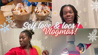 Embracing the Loc Journey  Vlogmas Day 1  Microloc Journey ❤️ [upl. by Natek]