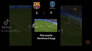 Barcelona vs Psg First round is 04 [upl. by Monahan]