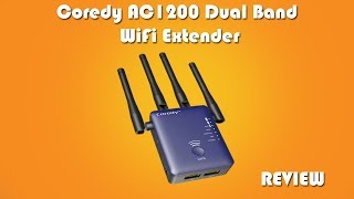 Coredy CXE120 AC1200 WiFi Extender Review [upl. by Giles]