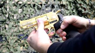 Dan Wesson 25quot Gold Revolver [upl. by Bickart]