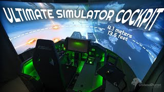 ULTIMATE Simulator Experience  Building 180° Curved Screen for Space and Flight Sims [upl. by Meakem556]