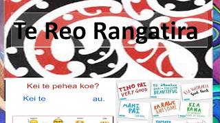 Te Reo Rangatira Examples [upl. by Birck]