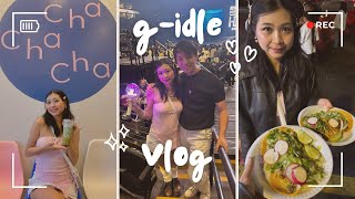 ✧˖°𝜗𝜚 ˚ ᵎᵎ𓂃back in the bay area vlog part 8 ✧˖°𝜗𝜚 ˚ ᵎᵎ𓂃 halal hot pot  gidle  cha cha cha [upl. by Thurmann]