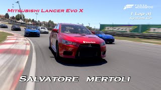 INSANE Mitsubishi Lancer EVO X 1Lap Kyalami GP mitsubishilancer lancerevolution forzamotorsport [upl. by Cochard]