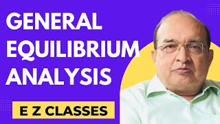 General equilibrium analysis basic framework [upl. by Eladnek]