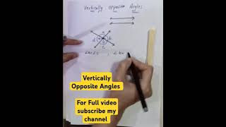 How to find vertically opposite angles [upl. by Elaine]