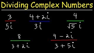 Dividing Complex Numbers [upl. by Nanek]