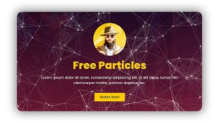 Animated Particles Effect in Elementor No Plugin [upl. by Cotterell]