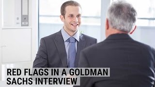 This behavior could kill your chances in a Goldman Sachs interview [upl. by Nnaira]