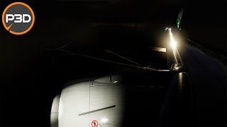 P3Dv5  PMDG NGXu  Evening arrival in Rotterdam 4K [upl. by Nierman409]