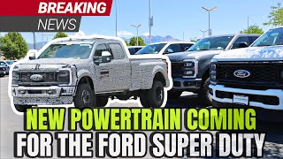 Its Official Ford Is Adding A New Powertrain To The Super Duty [upl. by Saduj]