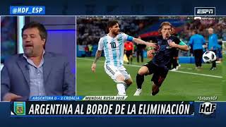 ARGENTINA GOLEADA 3 X 0 CONTRA CROACIA  ANALISIS ESPN quotHABLEMOS DE FUTBOLquot VARSKY WOLFF CARUSO [upl. by Marcel]