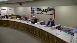 Effingham County Board of Commissioners Meeting September 3rd 2024 [upl. by Nimsay]