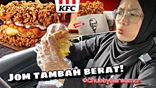 KFC Cheezilla Double Downjangan tengok kalau nak kurus [upl. by Ulphiah]