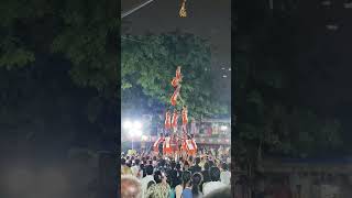 Mumbai dahi handi song Hindi music singer shortsvideo viralvideo [upl. by Wilbur405]