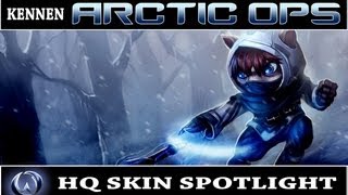 League of Legends Arctic Ops Kennen HQ Skin Spotlight [upl. by Ttenaj]