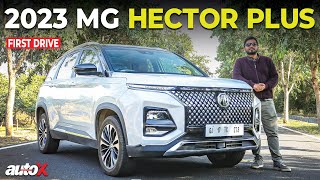 We drive the 2023 MG Hector Petrol CVT Automatic  First Drive Review [upl. by Halet]