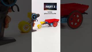 Rc Gadi powered by DC Motor Making remote gadi  How To Make remote control gadi DC Motor Part 3 [upl. by Lovich]