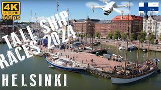 Explore Helsinki ⚓️ Tall Ships Races 2024 With A Drone 🇫🇮 🚁 [upl. by Scever]