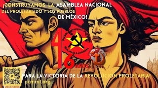 El Partido Comunista de México marxistaleninista cumple 46 años Declaración Política [upl. by Laeira621]